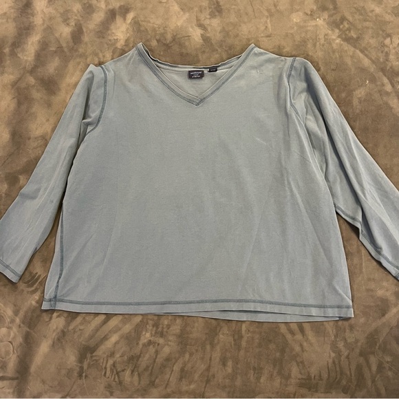 Westbound Red and Blue/Gray Long Sleeve Tees - set of 2 - Picture 4 of 6